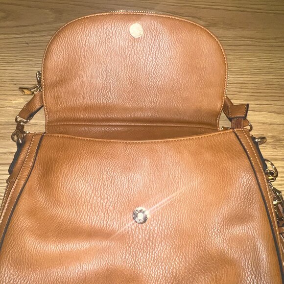 Poppy and Peonies Downtown Cognac Shoulder Bag - Great Condition - Picture 7 of 11